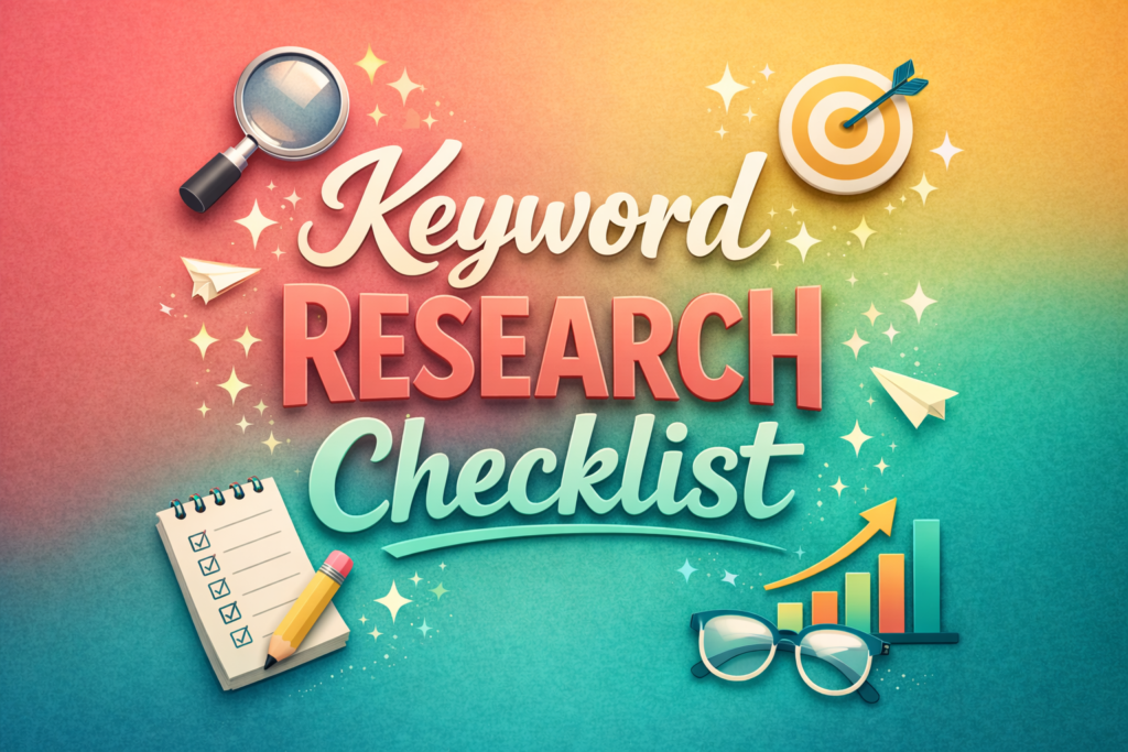 10 Steps Keyword Research Checklist 2026