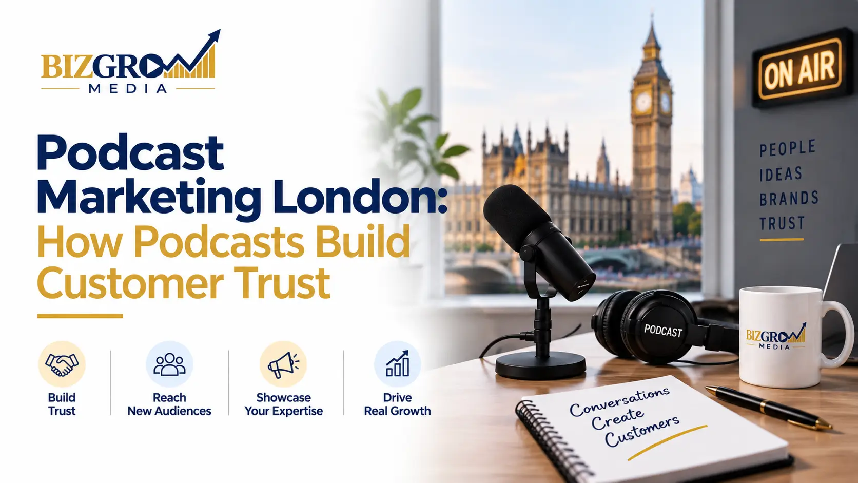 Podcast Marketing London: How Podcasts Build Customer Trust