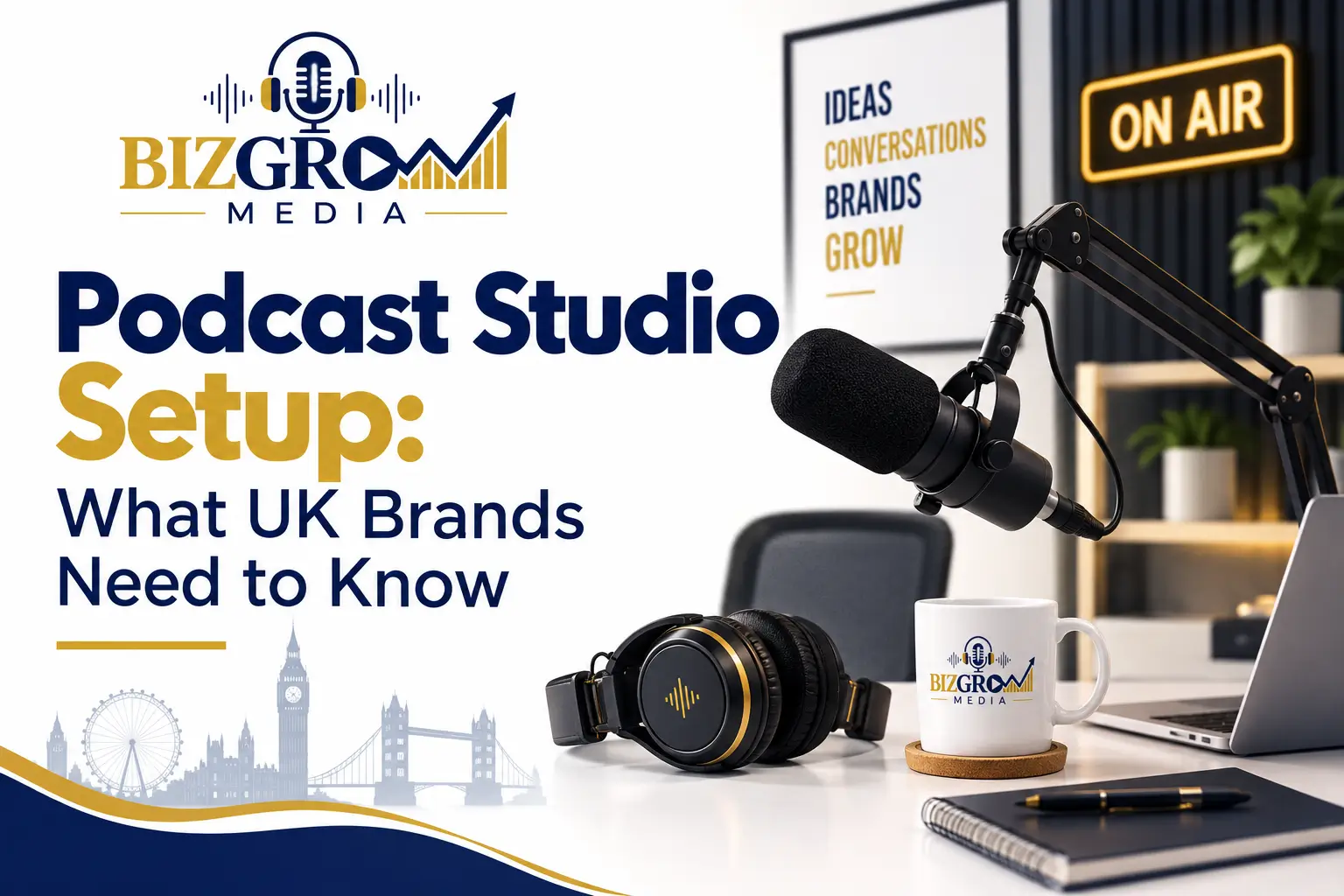 Podcast Studio Setup: What UK Brands Need to Know